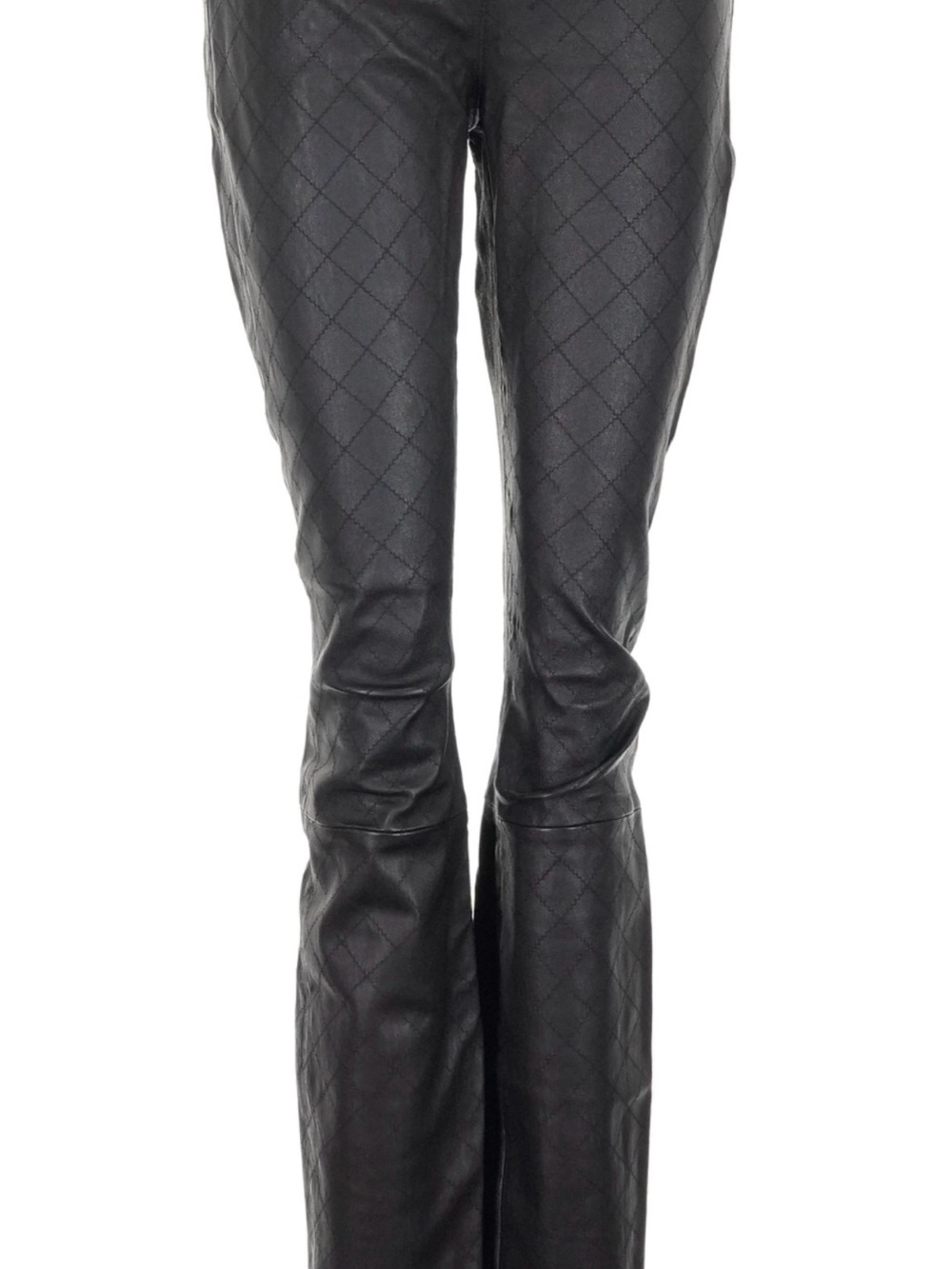 Theory Quilted Leather Leggings Sz 4 NWOT